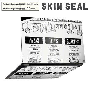 Surface Laptop 第7世代 13.8 / 15 インチ 用 スキンシール 全面スキンシール フル laptop7用 背面 底 ステッカー 保護シール キャラクター かわいい 013915 おしゃれ カフェ