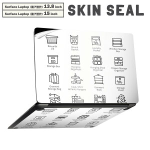 Surface Laptop ��7���� 13.8 / 15 �C���` �p �X�L���V�[�� �S�ʃX�L���V�[�� �t�� laptop7�p �w�� �� �X�e�b�J�[ �ی�V�[�� �L�����N�^�[ ���킢�� 013986 �A�C�R���@�V���v��