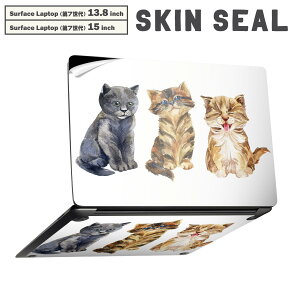 Surface Laptop ��7���� 13.8 / 15 �C���` �p �X�L���V�[�� �S�ʃX�L���V�[�� �t�� laptop7�p �w�� �� �X�e�b�J�[ �ی�V�[�� �L�����N�^�[ ���킢�� 014023 �L�@�����@�A�j�}��