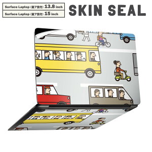 Surface Laptop ��7���� 13.8 / 15 �C���` �p �X�L���V�[�� �S�ʃX�L���V�[�� �t�� laptop7�p �w�� �� �X�e�b�J�[ �ی�V�[�� �L�����N�^�[ ���킢�� 014154 �ԁ@��蕨�@�J���t��