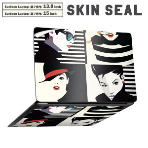 Surface Laptop ��7���� 13.8 / 15 �C���` �p �X�L���V�[�� �S�ʃX�L���V�[�� �t�� laptop7�p �w�� �� �X�e�b�J�[ �ی�V�[�� �L�����N�^�[ ���킢�� 014415 �������@�t�@�b�V�����@�l��