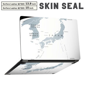 Surface Laptop ��7���� 13.8 / 15 �C���` �p �X�L���V�[�� �S�ʃX�L���V�[�� �t�� laptop7�p �w�� �� �X�e�b�J�[ �ی�V�[�� �L�����N�^�[ ���킢�� 015990 ���{�n�}�@map�@japan