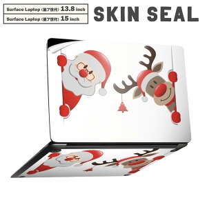 Surface Laptop ��7���� 13.8 / 15 �C���` �p �X�L���V�[�� �S�ʃX�L���V�[�� �t�� laptop7�p �w�� �� �X�e�b�J�[ �ی�V�[�� �L�����N�^�[ ���킢�� 017828 �T���^�@�g�i�J�C�@�N���X�}�X