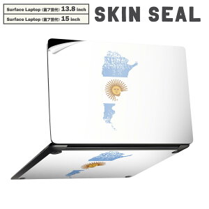 Surface Laptop ��7���� 13.8 / 15 �C���` �p �X�L���V�[�� �S�ʃX�L���V�[�� �t�� laptop7�p �w�� �� �X�e�b�J�[ �ی�V�[�� �L�����N�^�[ ���킢�� 018762 argentina �A���[���`��