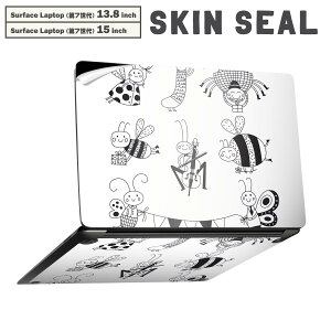 Surface Laptop ��7���� 13.8 / 15 �C���` �p �X�L���V�[�� �S�ʃX�L���V�[�� �t�� laptop7�p �w�� �� �X�e�b�J�[ �ی�V�[�� �L�����N�^�[ ���킢�� 019069 �A�j�}�� �L�b�Y