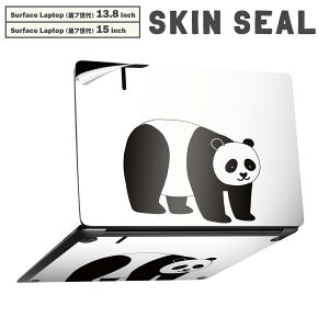 Surface Laptop ��7���� 13.8 / 15 �C���` �p �X�L���V�[�� �S�ʃX�L���V�[�� �t�� laptop7�p �w�� �� �X�e�b�J�[ �ی�V�[�� �L�����N�^�[ ���킢�� 019948 P panda �p���_