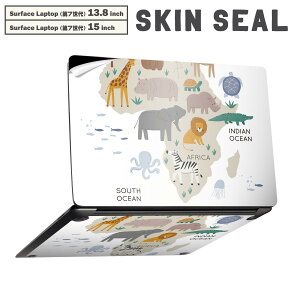 Surface Laptop 7 13.8 / 15 C` p XLV[ SʃXLV[ t laptop7p w  XebJ[ یV[ LN^[ 킢 019964 Africa map  n}