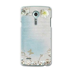 LGL22 isai イサイ lgl22 au エーユー スマホ カバー ケース スマホケース スマホカバー PC ハードケース 花 蝶 文字 クール 004824