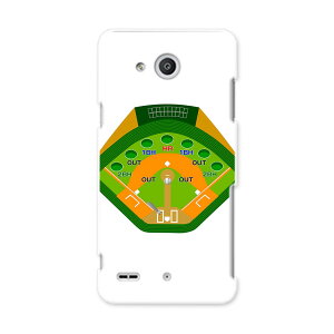 LGV33 Qua phone PX キュア フォン px lgv33 au エーユー スマホ カバー スマホケース スマホカバー PC ハードケース 野球 おもちゃ スポーツ 001132