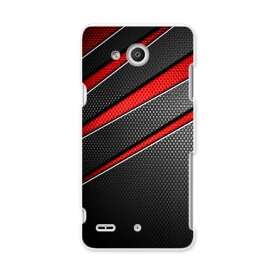 LGV33 Qua phone PX キュア フォン px lgv33 au エーユー スマホ カバー ケース スマホケース スマホカバー PC ハードケース 黒　赤　かっこいい　 013267