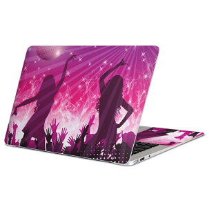 MacBook 用 スキンシール マックブック 13インチ 〜 16インチ MacBook Pro / MacBook Air 各種対応 ノートパソコン カバー ケース フィルム ステッカー アクセサリー 保護 000818 クラブ 音楽