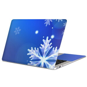 MacBook 用 スキンシール マックブック 13インチ 〜 16インチ MacBook Pro / MacBook Air 各種対応 ノートパソコン カバー ケース フィルム ステッカー アクセサリー 保護 001455 雪 冬