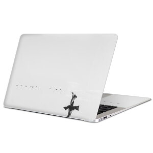 MacBook 用 スキンシール マックブック 13インチ 〜 16インチ MacBook Pro / MacBook Air 各種対応 ノートパソコン カバー ケース フィルム ステッカー アクセサリー 保護 023190 モノクロ 人物 バレエ