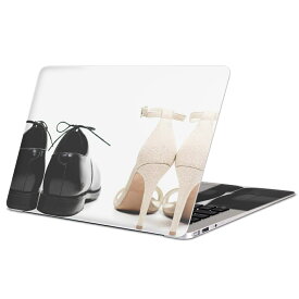 MacBook 用 スキンシール マックブック 13インチ 〜 16インチ MacBook Pro / MacBook Air 各種対応 ノートパソコン カバー ケース フィルム ステッカー アクセサリー 保護 023265 ウェディング　写真　シューズ