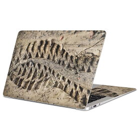 MacBook 用 スキンシール マックブック 13インチ 〜 16インチ MacBook Pro / MacBook Air 各種対応 ノートパソコン カバー ケース フィルム ステッカー アクセサリー 保護 023371 写真　足跡