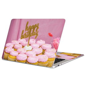 MacBook 用 スキンシール マックブック 13インチ 〜 16インチ MacBook Pro / MacBook Air 各種対応 ノートパソコン カバー ケース フィルム ステッカー アクセサリー 保護 023424 ケーキ　写真　食べ物