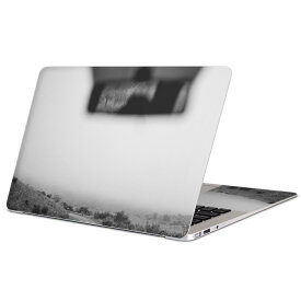 MacBook 用 スキンシール マックブック 13インチ 〜 16インチ MacBook Pro / MacBook Air 各種対応 ノートパソコン カバー ケース フィルム ステッカー アクセサリー 保護 023729 車　道路　モノクロ