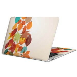 MacBook 用 スキンシール マックブック 13インチ 〜 16インチ MacBook Pro / MacBook Air 各種対応 ノートパソコン カバー ケース フィルム ステッカー アクセサリー 保護 004755 秋 紅葉 イラスト