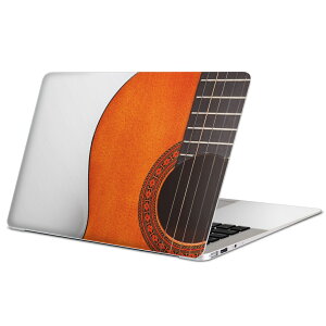 MacBook 用 スキンシール マックブック 13インチ 〜 16インチ MacBook Pro / MacBook Air 各種対応 ノートパソコン カバー ケース フィルム ステッカー アクセサリー 保護 005263 ギター 楽器 シンプル