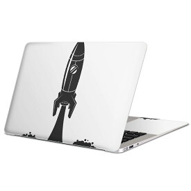 MacBook 用 スキンシール マックブック 13インチ 〜 16インチ MacBook Pro / MacBook Air 各種対応 ノートパソコン カバー ケース フィルム ステッカー アクセサリー 保護 006355 ロケット　イラスト
