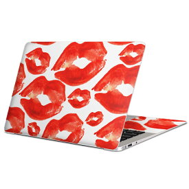 MacBook 用 スキンシール マックブック 13インチ 〜 16インチ MacBook Pro / MacBook Air 各種対応 ノートパソコン カバー ケース フィルム ステッカー アクセサリー 保護 006367 唇　模様