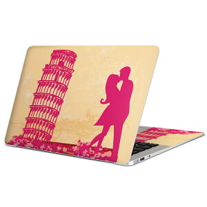 MacBook 用 スキンシール マックブック 13インチ 〜 16インチ MacBook Pro / MacBook Air 各種対応 ノートパソコン カバー ケース フィルム ステッカー アクセサリー 保護 006718 人物 ピンク