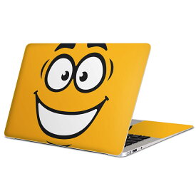 MacBook 用 スキンシール マックブック 13インチ 〜 16インチ MacBook Pro / MacBook Air 各種対応 ノートパソコン カバー ケース フィルム ステッカー アクセサリー 保護 006922 顔　キャラクター