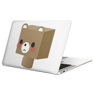 MacBook 用 スキンシール マックブック 13インチ 〜 16インチ MacBook Pro / MacBook Air 各種対応 ノートパソコン カバー ケース フィルム ステッカー アクセサリー 保護 007149 熊 キャラクター