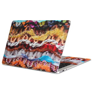 MacBook 用 スキンシール マックブック 13インチ 〜 16インチ MacBook Pro / MacBook Air 各種対応 ノートパソコン カバー ケース フィルム ステッカー アクセサリー 保護 007401 写真 毛糸 模様 生地