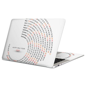 MacBook 用 スキンシール マックブック 13インチ 〜 16インチ MacBook Pro / MacBook Air 各種対応 ノートパソコン カバー ケース フィルム ステッカー アクセサリー 保護 008352 2015 カレンダー シンプ