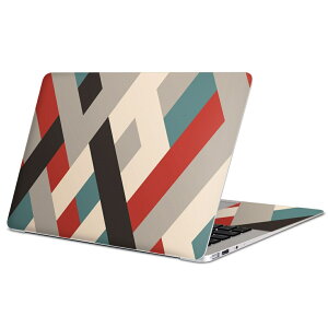 MacBook 用 スキンシール マックブック 13インチ 〜 16インチ MacBook Pro / MacBook Air 各種対応 ノートパソコン カバー ケース フィルム ステッカー アクセサリー 保護 008791 模様 シック カラフル