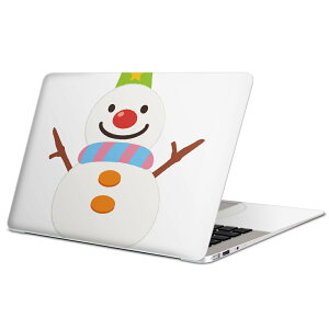 MacBook 用 スキンシール マックブック 13インチ 〜 16インチ MacBook Pro / MacBook Air 各種対応 ノートパソコン カバー ケース フィルム ステッカー アクセサリー 保護 009413 冬 雪 キャラクター