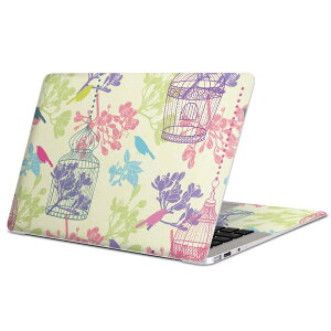MacBook 用 スキンシール マックブック 13インチ 〜 16インチ MacBook Pro / MacBook Air 各種対応 ノートパソコン カバー ケース フィルム ステッカー アクセサリー 保護 009533  鳥 カラフル