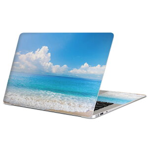 MacBook 用 スキンシール マックブック 13インチ 〜 16インチ MacBook Pro / MacBook Air 各種対応 ノートパソコン カバー ケース フィルム ステッカー アクセサリー 保護 011085 海 ビーチ 写真