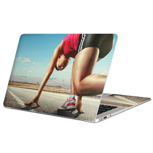 MacBook 用 スキンシール マックブック 13インチ 〜 16インチ MacBook Pro / MacBook Air 各種対応 ノートパソコン カバー ケース フィルム ステッカー アクセサリー 保護 011436 陸上 スポーツ 写真