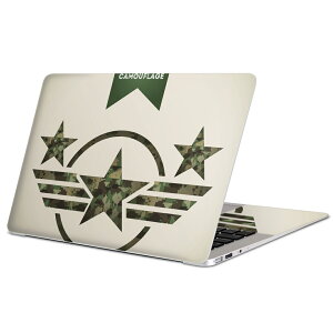 MacBook 用 スキンシール マックブック 13インチ 〜 16インチ MacBook Pro / MacBook Air 各種対応 ノートパソコン カバー ケース フィルム ステッカー アクセサリー 保護 011569 アーミー 迷彩 カモフ