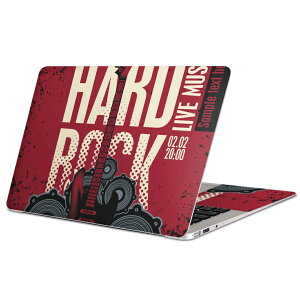 MacBook 用 スキンシール マックブック 13インチ 〜 16インチ MacBook Pro / MacBook Air 各種対応 ノートパソコン カバー ケース フィルム ステッカー アクセサリー 保護 011867 ギター ロック かっこ