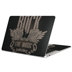 MacBook 用 スキンシール マックブック 13インチ 〜 16インチ MacBook Pro / MacBook Air 各種対応 ノートパソコン カバー ケース フィルム ステッカー アクセサリー 保護 011869 ギター ロック かっこ