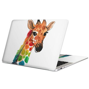 MacBook 用 スキンシール マックブック 13インチ 〜 16インチ MacBook Pro / MacBook Air 各種対応 ノートパソコン カバー ケース フィルム ステッカー アクセサリー 保護 014167 きりん 動物 アニマル