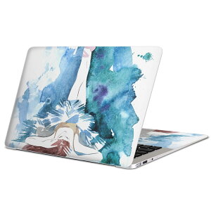 MacBook 用 スキンシール マックブック 13インチ 〜 16インチ MacBook Pro / MacBook Air 各種対応 ノートパソコン カバー ケース フィルム ステッカー アクセサリー 保護 014390 人物 バレエ イラスト