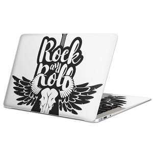 MacBook 用 スキンシール マックブック 13インチ 〜 16インチ MacBook Pro / MacBook Air 各種対応 ノートパソコン カバー ケース フィルム ステッカー アクセサリー 保護 014469 音楽 ロック ギター
