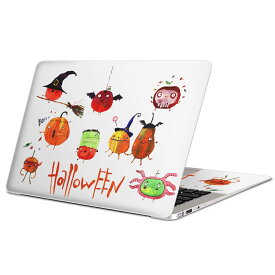 MacBook 用 スキンシール マックブック 13インチ 〜 16インチ MacBook Pro / MacBook Air 各種対応 ノートパソコン カバー ケース フィルム ステッカー アクセサリー 保護 014767 ハロウィン　かぼちゃ　halloween