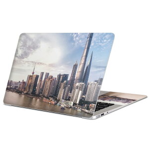 MacBook 用 スキンシール マックブック 13インチ 〜 16インチ MacBook Pro / MacBook Air 各種対応 ノートパソコン カバー ケース フィルム ステッカー アクセサリー 保護 014922 景色 ビル 建物