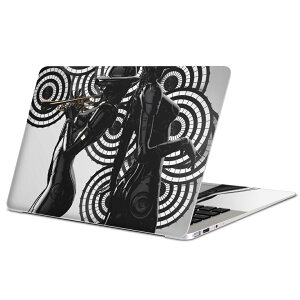 MacBook 用 スキンシール マックブック 13インチ 〜 16インチ MacBook Pro / MacBook Air 各種対応 ノートパソコン カバー ケース フィルム ステッカー アクセサリー 保護 014988 楽器 人 モノクロ 音
