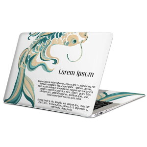 MacBook 用 スキンシール マックブック 13インチ 〜 16インチ MacBook Pro / MacBook Air 各種対応 ノートパソコン カバー ケース フィルム ステッカー アクセサリー 保護 015257 鯉 魚 こどもの日 英