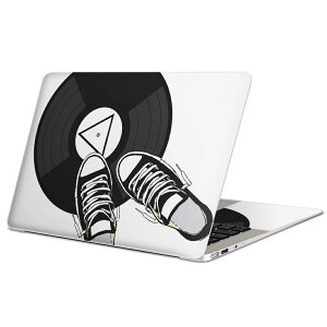 MacBook 用 スキンシール マックブック 13インチ 〜 16インチ MacBook Pro / MacBook Air 各種対応 ノートパソコン カバー ケース フィルム ステッカー アクセサリー 保護 015671 靴 CD モノクロ