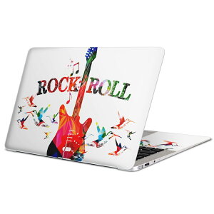 MacBook 用 スキンシール マックブック 13インチ 〜 16インチ MacBook Pro / MacBook Air 各種対応 ノートパソコン カバー ケース フィルム ステッカー アクセサリー 保護 015807 ロック ギター カラフ
