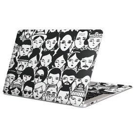 MacBook 用 スキンシール マックブック 13インチ 〜 16インチ MacBook Pro / MacBook Air 各種対応 ノートパソコン カバー ケース フィルム ステッカー アクセサリー 保護 016135 人間