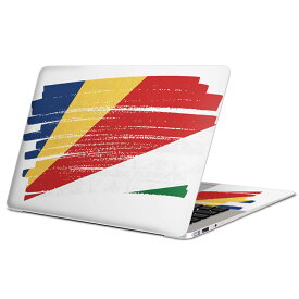 MacBook 用 スキンシール マックブック 13インチ 〜 16インチ MacBook Pro / MacBook Air 各種対応 ノートパソコン カバー ケース フィルム ステッカー アクセサリー 保護 018556 国旗 seychelles セイシェル