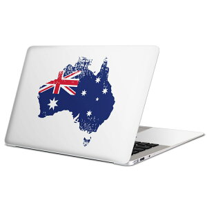 MacBook 用 スキンシール マックブック 13インチ 〜 16インチ MacBook Pro / MacBook Air 各種対応 ノートパソコン カバー ケース フィルム ステッカー アクセサリー 保護 018765 国旗 australia オーストラリ